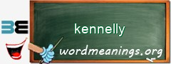 WordMeaning blackboard for kennelly